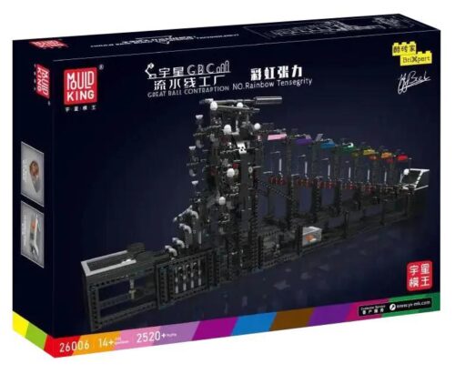 bộ lắp ghép Hệ Thống Vận Chuyển Bi GBC Cầu Vồng Tensegrity Mould King 26006, đồ chơi mô hình kỹ thuật tinh xảo cho con trai 14 tuổi, giá tốt