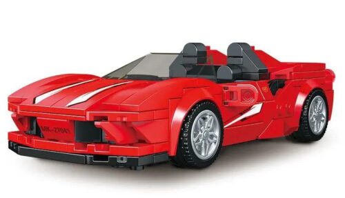 Bộ lắp ghép Ferrari F8 Mould King 27041 màu đỏ rực rỡ, mô hình xe thể thao đẳng cấp cho bé trai 8 tuổi, giá tốt.