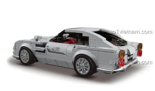 Đồ chơi mô hình Mould King 27050 Xe Martin 007, thiết kế đẳng cấp, màu xám đỏ, cho bé trai 8 tuổi