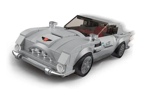 Bộ lắp ghép Xe Martin 007 Mould King 27050, mô hình siêu xe màu xám bạc, dành cho bé trai 8 tuổi, giá tốt