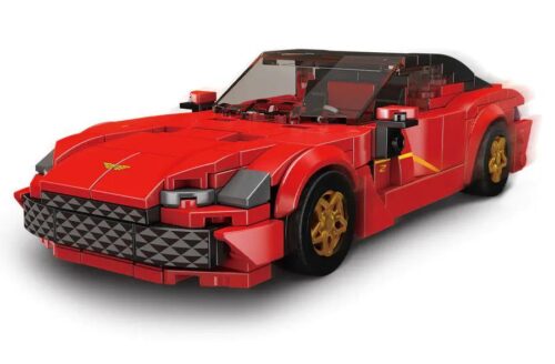 Mould King 27063 Siêu xe Aston DBS Đỏ - Mô hình xe đồ chơi lắp ráp cho bé trai 8 tuổi