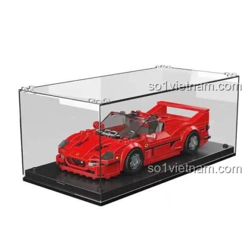 Mould King 27066 Siêu xe F50 bộ đồ chơi lắp ghép, mô hình xe hơi trong hộp kính, 352 mảnh, độ tuổi 8+, cho bé trai