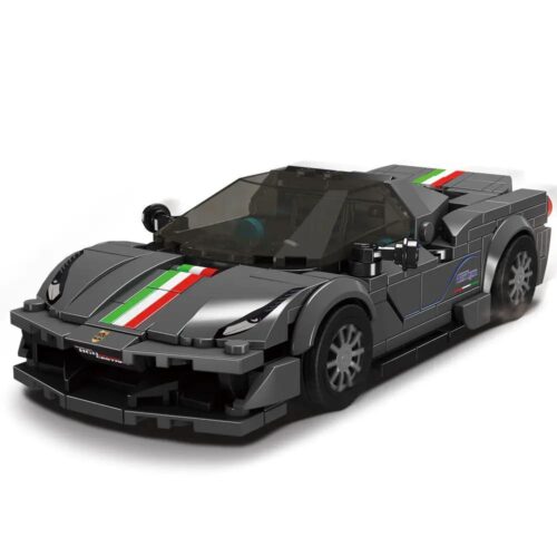 Mould King 27068 Siêu xe Ferrari 488 Pista mô hình xe hơi, xe hơi đồ chơi lắp ghép, xe hơi đồ chơi mô hình, xe hơi đồ chơi lắp ráp, xe hơi đồ chơi STEM, xe hơi đồ chơi giáo dục, xe hơi đồ chơi phát triển trí tuệ, xe hơi đồ chơi sáng tạo, xe hơi đồ chơi xây dựng, 358 mảnh, cho bé 8 tuổi, màu xám, đỏ, xanh lá, trắng, giá tốt