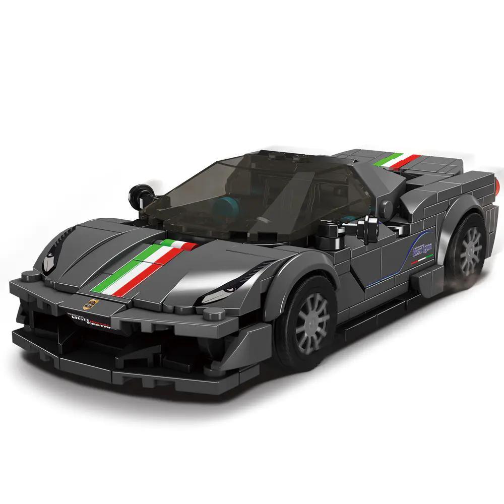 Mould King 27068 Siêu xe Ferrari 488 Pista mô hình xe hơi, xe hơi đồ chơi lắp ghép, xe hơi đồ chơi mô hình, xe hơi đồ chơi lắp ráp, xe hơi đồ chơi STEM, xe hơi đồ chơi giáo dục, xe hơi đồ chơi phát triển trí tuệ, xe hơi đồ chơi sáng tạo, xe hơi đồ chơi xây dựng, 358 mảnh, cho bé 8 tuổi, màu xám, đỏ, xanh lá, trắng, giá tốt