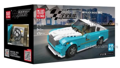 Hộp đồ chơi lắp ráp Mould King 27071 Xe Black Badge Phantom, mô hình xe thể thao sang trọng, chất lượng cao