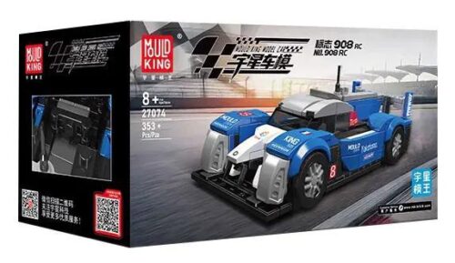 Bộ lắp ghép Xe Đua Peugeot 908 RC Mould King 27074 hộp sản phẩm, dành cho bé trai 8 tuổi, giá tốt