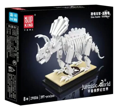 Bộ lắp ghép Khủng long Triceratops Mould King 29006 giá tốt cho bé trai 8 tuổi, mô hình xương khủng long chất lượng cao.