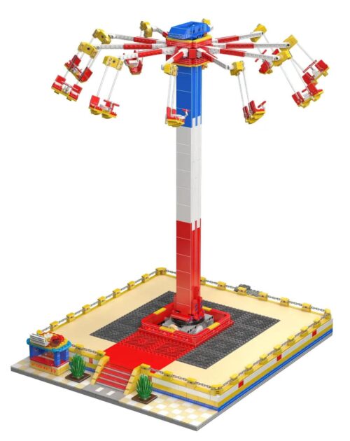 MouldKing 11016 Đu quay bay Mô hình công viên giải trí 1581 mảnh