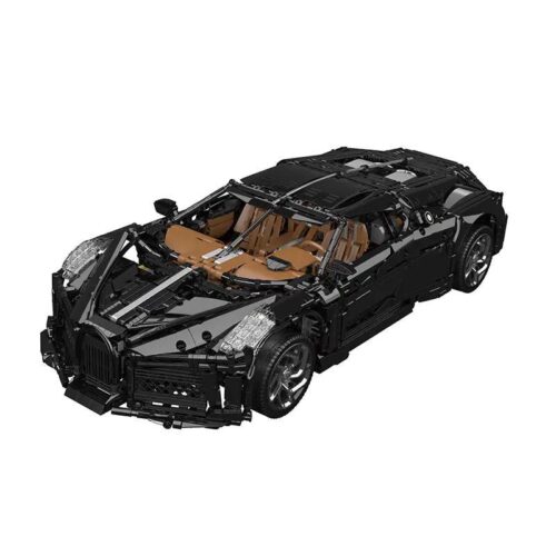 Mô hình Bugatti La Voiture Noire MouldKing 13163 màu đen, xe thể thao lắp ráp, đồ chơi kỹ thuật cao cấp