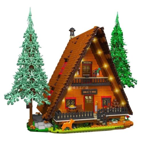 MouldKing 16053 Cabin In The Woods Bộ đồ chơi lắp ghép mô hình nhà gỗ trong rừng chi tiết cao