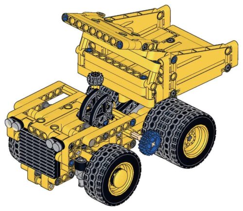 MouldKing 24021 Xe Tải Vận Chuyển Quặng - Tổng thể