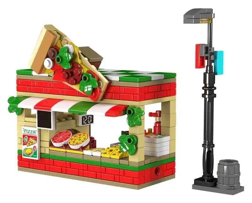 MouldKing 24031 MINI迷你:迷你披萨店 bộ lắp ghép cửa hàng pizza 246 mảnh
