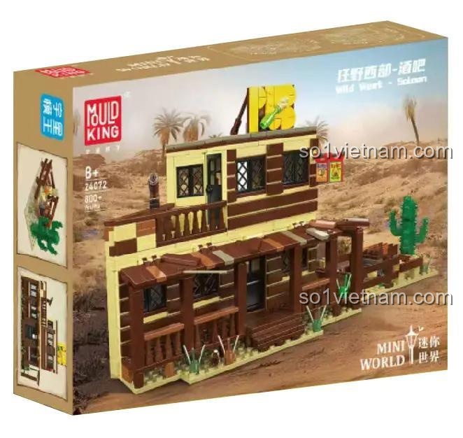 Hộp sản phẩm MouldKing 24072 Quán Bar Miền Tây Hoang Dã