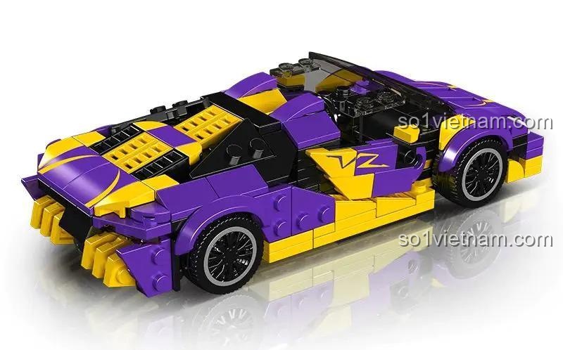 đồ chơi mô hình MouldKing 27054 Siêu xe tốc độ, bộ lắp ghép xe Lamborghini cho bé trai 8 tuổi, chất lượng cao