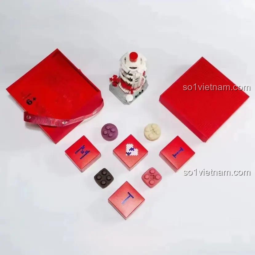 Bộ Lắp Ghép Mô Hình Tháp Rượu Moutai Trung Thu 1115 Mảnh - Moutai 2023 - Kiệt tác Trung Thu