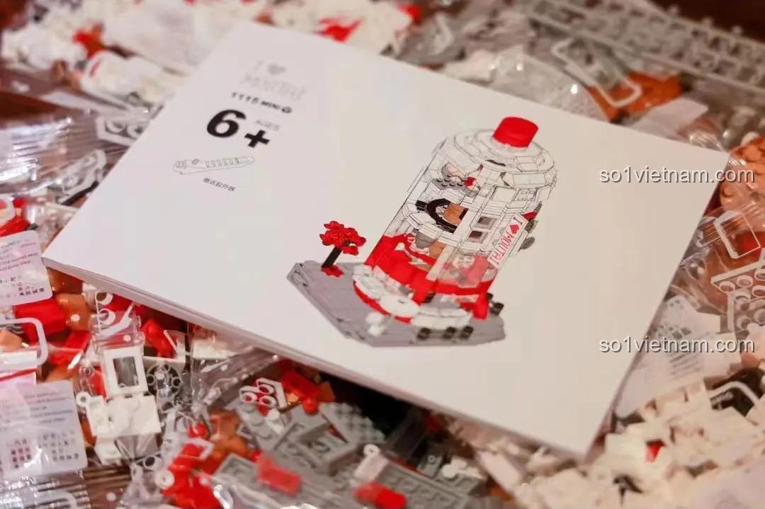 Bộ Lắp Ghép Mô Hình Tháp Rượu Moutai Trung Thu 1115 Mảnh - Moutai 2023 - Chất lượng cao