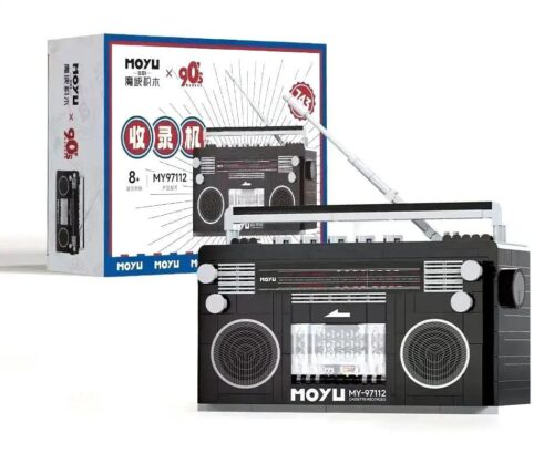 Bộ Lắp Ghép Máy Nghe Nhạc Cassette Cổ Điển MOYU BLOCK MY97112 - Hộp sản phẩm