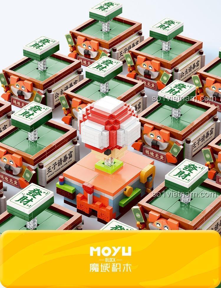Bộ Lắp Ghép Mahjong MOYU BLOCK MY97134 - Chi tiết 10