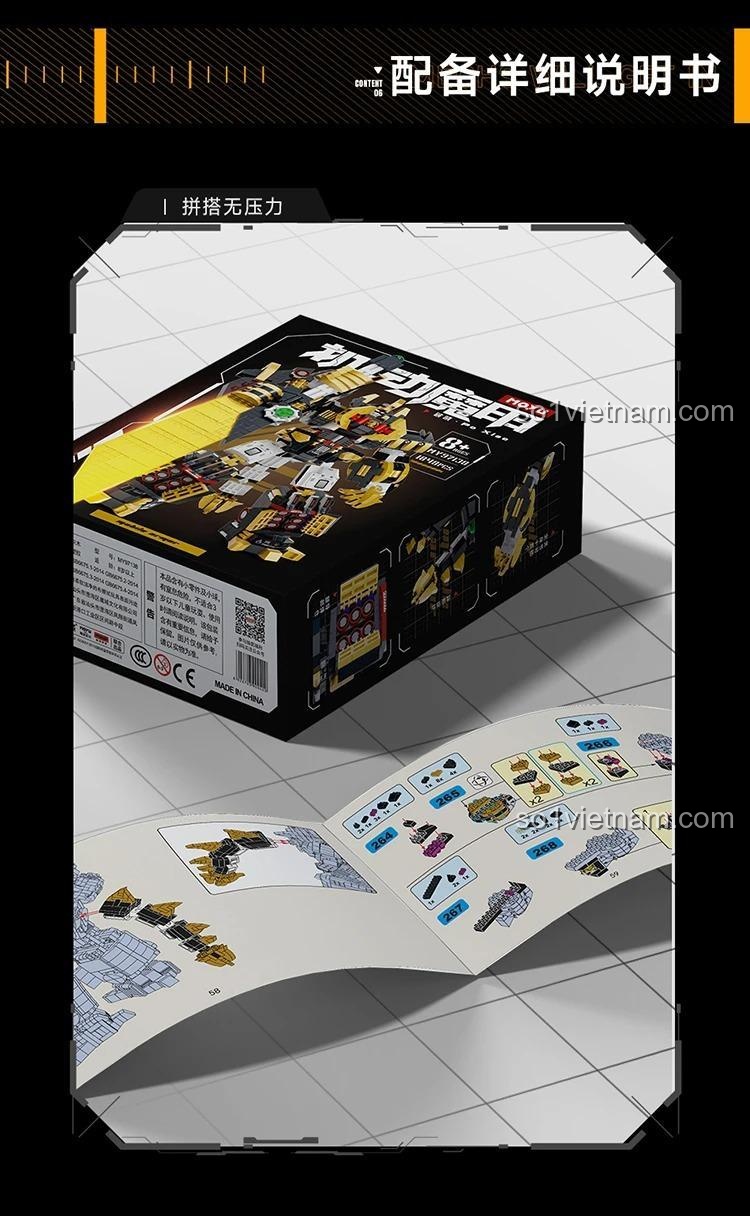 Kiểu dáng Robot Cơ Động Ma Giáp Ngự Thiên MOYU BLOCK MY97137