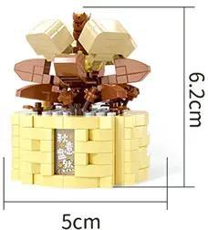 Mô hình chậu cây mọng nước mùa thu MOYU BLOCK MY97145 với kích thước chi tiết 5x5x6.2cm, phù hợp cho bé gái 6 tuổi.