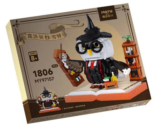 Bộ lắp ghép Cú Tuyết Sứ Giả Vĩnh Hằng MOYU BLOCK MY97157 giá rẻ, đồ chơi mô hình MOYU BLOCK Cú Tuyết Phù Thủy 1806 mảnh ghép cho bé trai, bé gái 8 tuổi.