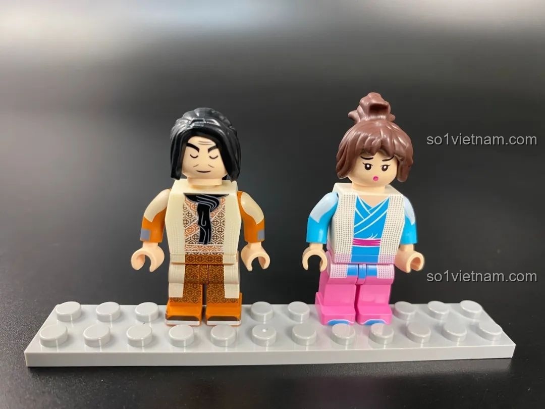 Hai minifigures nữ cuối cùng trong bộ sưu tập 10 nhân vật của bộ Pantasy 86221.