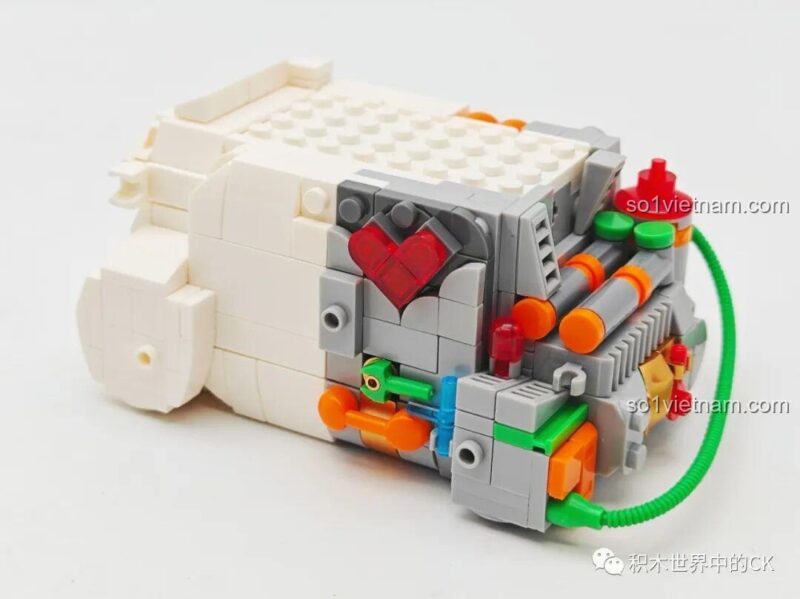 NiceBrick 200619 Mèo Thần Tài Nửa Robot, quá trình lắp ráp cho bé trai 6 tuổi, giá hời