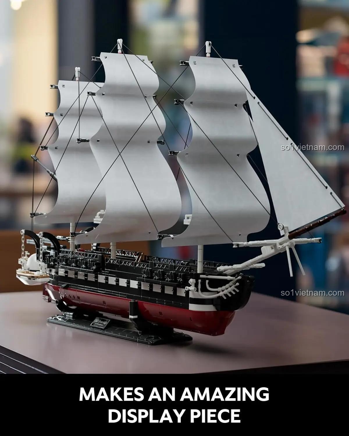 Mô hình Tàu Hải Quân Old Ironsides Nifeliz NF10239 làm vật trưng bày