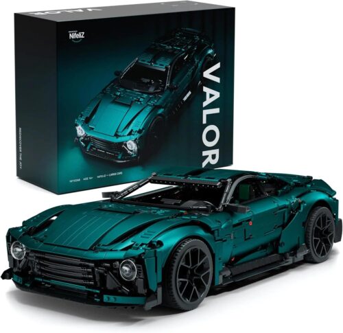 Hộp sản phẩm Nifeliz NF10268 Aston Martin Victor siêu xe màu xanh lá