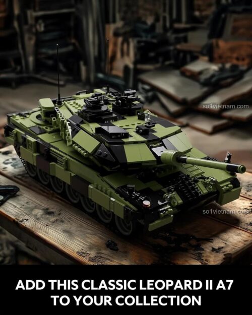 Nifeliz NF10269 Xe tăng chiến đấu chủ lực Leopard II A7 - Mô hình xe tăng quân sự chi tiết