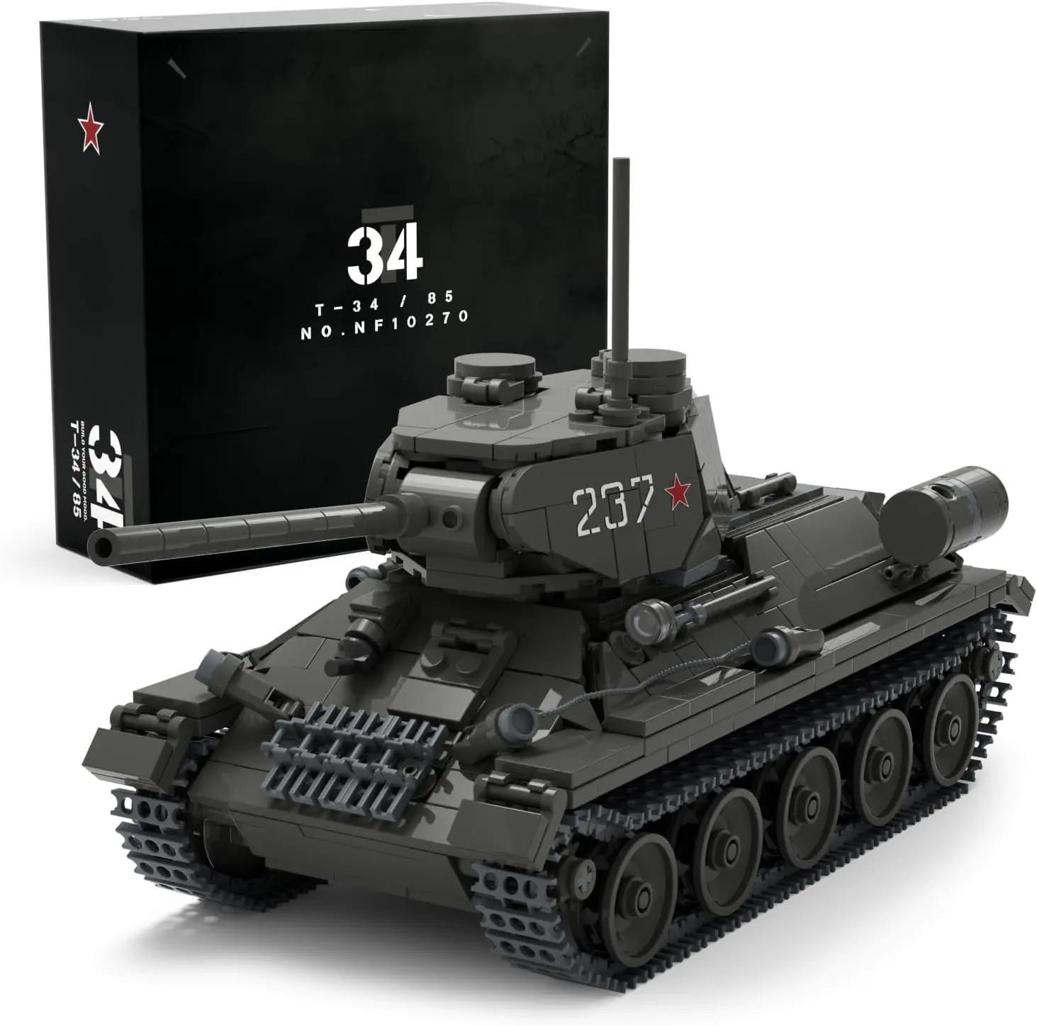 Nifeliz NF10270 Xe tăng T-34/85 mô hình quân đội, bộ đồ chơi xe tăng T-34/85, đồ chơi lắp ghép xe tăng T-34/85, đồ chơi xây dựng xe tăng T-34/85, bộ khối lắp ghép xe tăng T-34/85, set đồ chơi xe tăng T-34/85, kit đồ chơi xe tăng T-34/85, xếp khối xe tăng T-34/85, mô hình xe tăng Liên Xô T-34/85, xe tăng T-34/85 thế chiến II, đồ chơi quân sự cho bé trai 16 tuổi