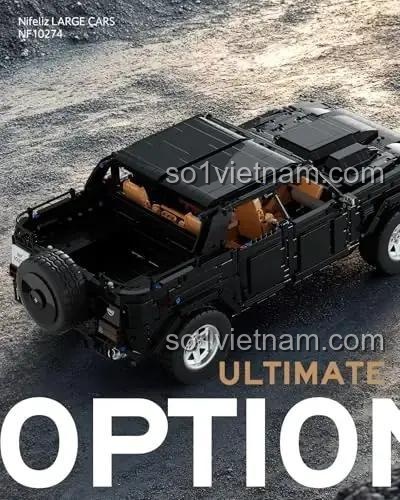 Chi tiết mô hình Nifeliz NF10274 Xe Jeep Địa Hình Off-Road L002