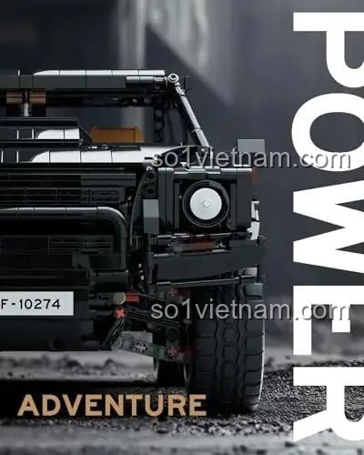 Mô hình Nifeliz NF10274 Xe Jeep Địa Hình Off-Road L002 nhìn từ trên cao