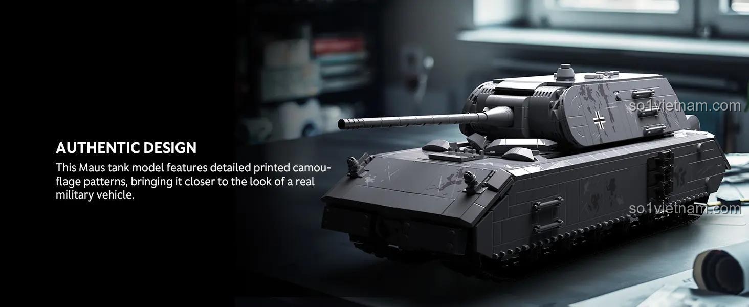 Người đàn ông đang lắp ráp xe tăng Panzer VIII Maus Nifeliz NF10289