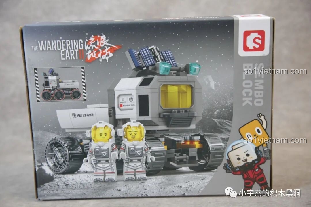 Nội dung bên trong hộp SEMBO 107107, các túi linh kiện được đóng gói gọn gàng.