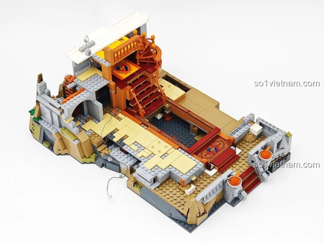 Nội thất bên trong Sảnh Tiệc Hoàng Gia Lumibricks L9071 đang dần hình thành, với các chi tiết trang trí.