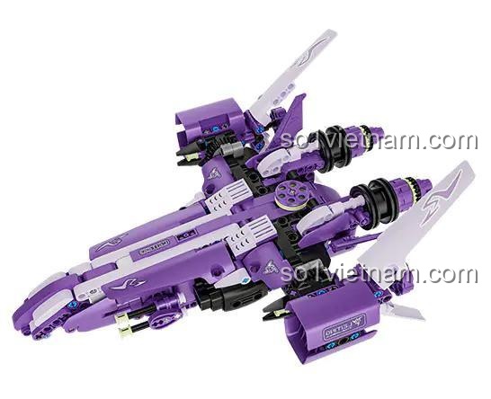 ONEBOT OBIJP102AIQI Bộ Đồ Chơi Lắp Ghép Máy Bay Chiến Đấu Thể Cảm Biến - Máy bay chiến đấu Chu Tước màu cam
