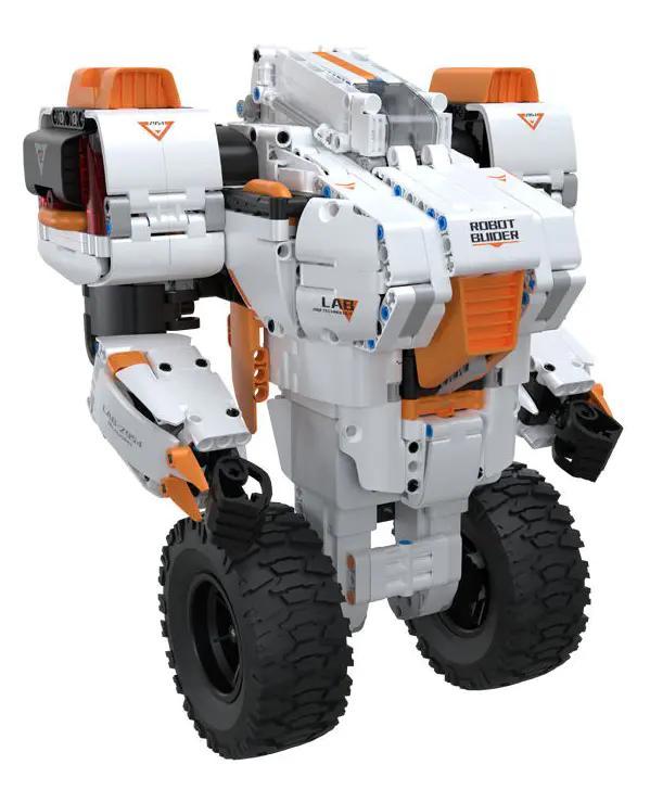 Ảnh render studio của bộ lắp ráp Robot Tự Cân Bằng II ONEBOT OBJQR72AIQI, một đồ chơi STEM công nghệ cao cho con trai 14 tuổi.