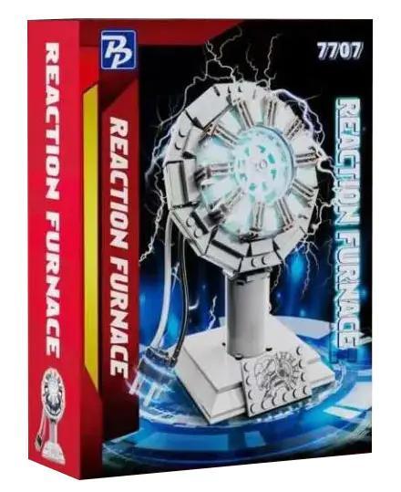 bộ lắp ghép Lò Phản Ứng Hạt Nhân Người Sắt, mô hình Arc Reactor Iron Man có đèn LED, chất lượng cao, giá tốt cho con trai 12 tuổi