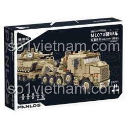 Mặt trước hộp sản phẩm Panlos 628015 M1070 Armored Vehicle - Xe tăng quân sự, 3482 mảnh