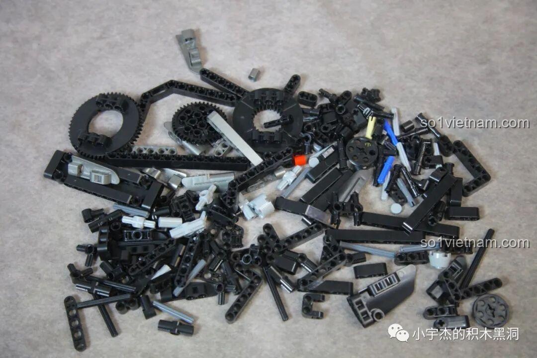 Quá trình lắp ráp cấu trúc bánh sau của Panlos 672106 Mô tô Tốc Độ Rapid.