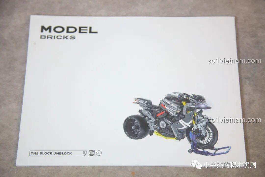 Trang giới thiệu sản phẩm trong sách hướng dẫn Panlos 672106 Mô tô Tốc Độ Rapid.