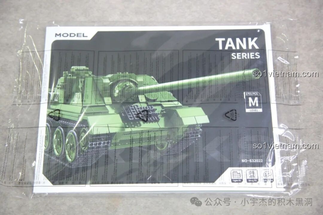 Sách hướng dẫn lắp ráp xe tăng SU-100 PanlosBrick