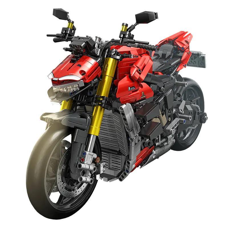 Bộ lắp ráp Ducati Superleggera V4 PanlosBrick 672105 mô hình xe mô tô tỉ lệ 1:5, có đèn LED, 2221 chi tiết, dành cho con trai 18 tuổi, giá tốt
