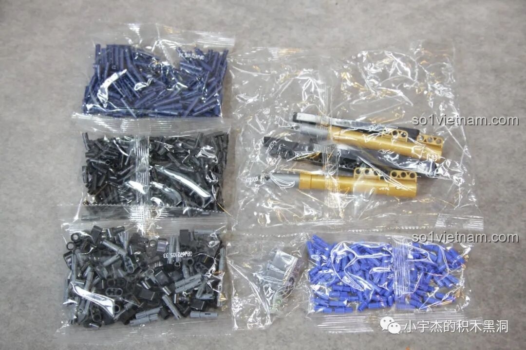 Các loại chốt và trục kỹ thuật chất lượng tốt của PanlosBrick 672105 Mô hình Ducati V4