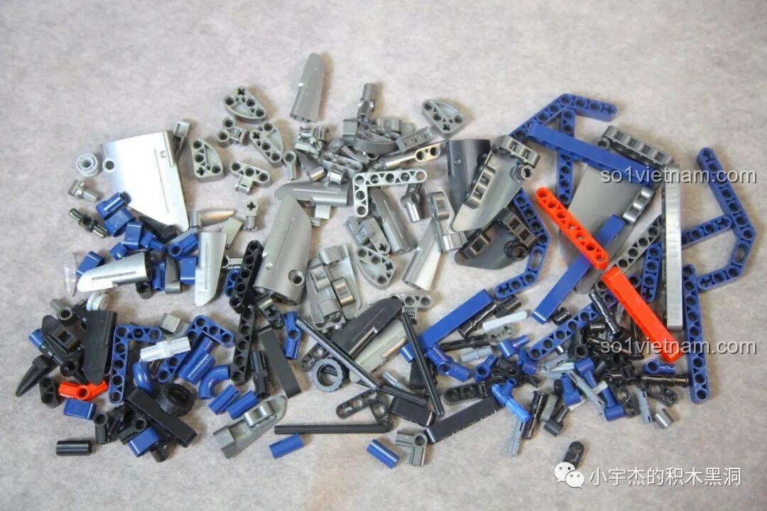 Túi linh kiện số 2 của bộ lắp ghép PanlosBrick 672106 Mô tô Tốc Độ Rapid, chứa các chi tiết tiếp theo, đồ chơi mô hình chất lượng cao.