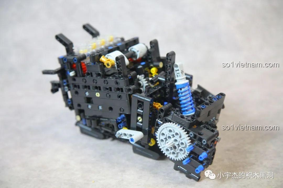 Chất lượng chốt ghép của bộ lắp ghép PanlosBrick 672106 Mô tô Tốc Độ Rapid, cảm giác tốt, đảm bảo độ chắc chắn cho mô hình.