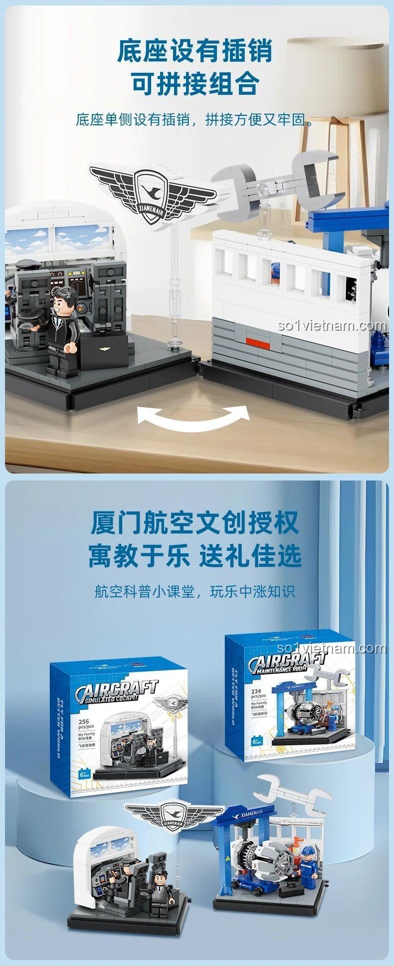 Hình ảnh minifigure phi công từ một bộ lắp ghép khác.