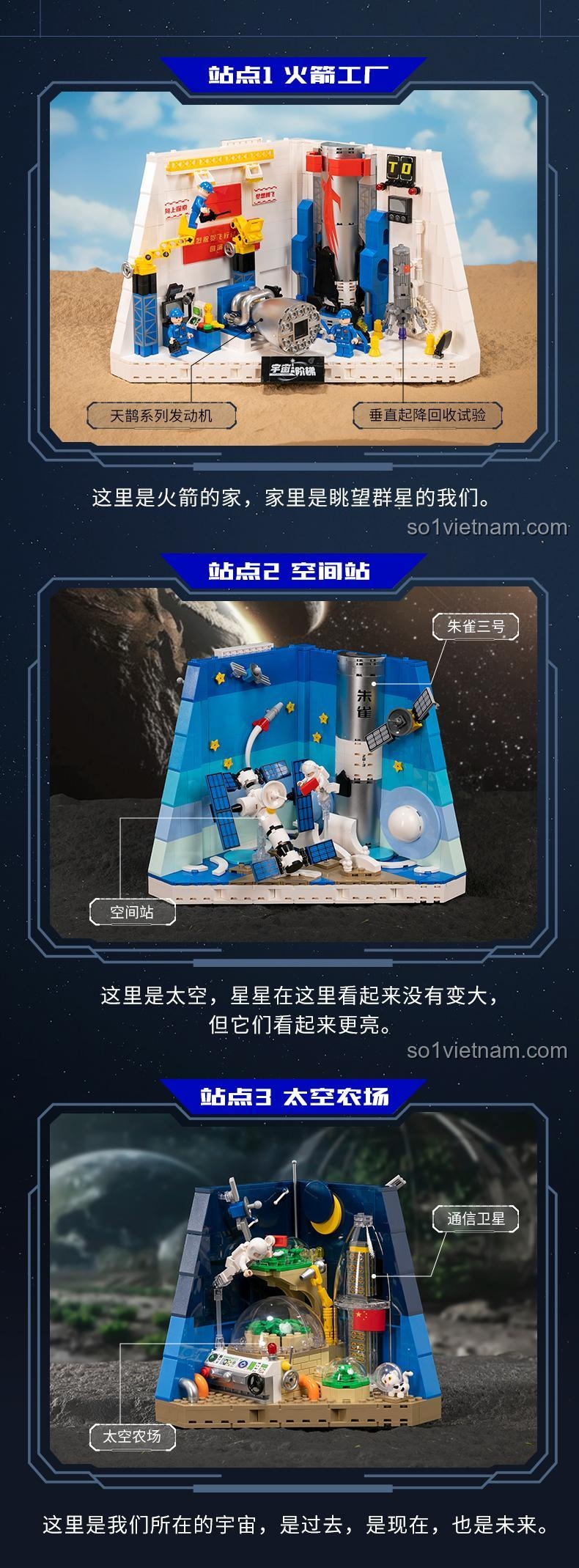 Kích thước hộp bộ lắp ghép Thang Máy Vũ Trụ Pantasy 11034: 47 x 36 x 12 cm