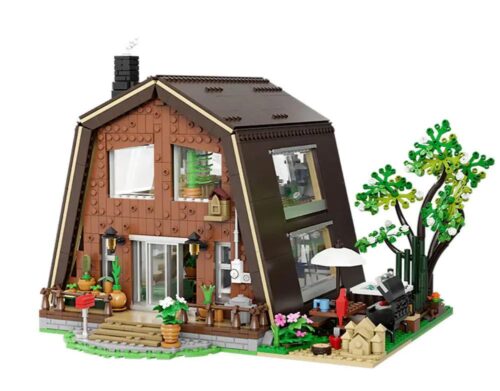 Bộ đồ chơi Ngôi nhà gỗ trong rừng Pantasy 85003, mô hình kiến trúc tinh xảo cho thanh niên 14 tuổi, giá tốt